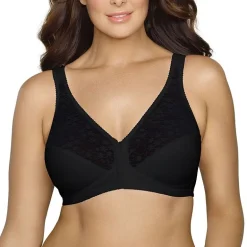 Exquisite Form®  Women's FULLY Lace Wireless Back & Posture Support Bra with Front Closure-5100565