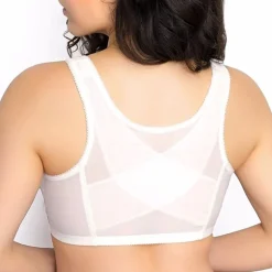 Exquisite Form®  Women's FULLY Lace Wireless Back & Posture Support Bra with Front Closure-5100565