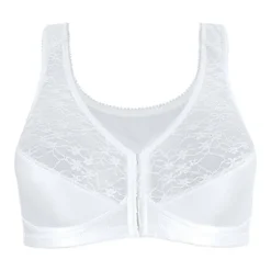 Exquisite Form®  Women's FULLY Lace Wireless Back & Posture Support Bra with Front Closure-5100565