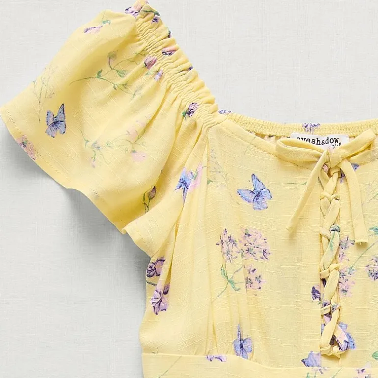 Eyeshadow Big Kid Girls Short Sleeve Jumper
