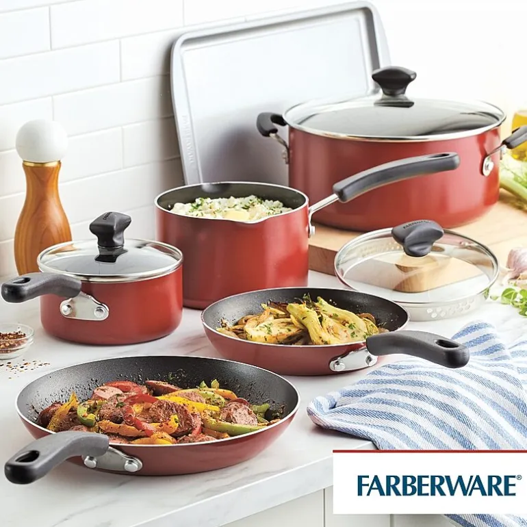 Farberware Cookstart DiamondMax Aluminum 15-pc. Cookware Set