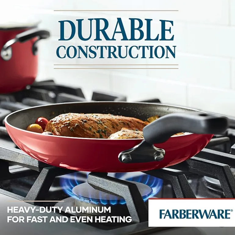 Farberware Cookstart DiamondMax Aluminum 15-pc. Cookware Set