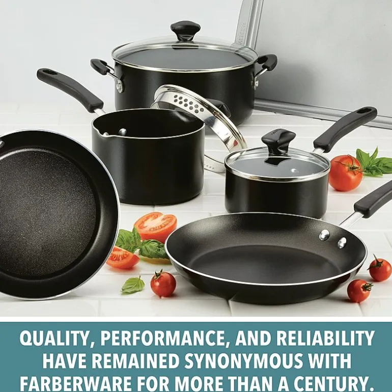Farberware Cookstart DiamondMax Aluminum 15-pc. Cookware Set
