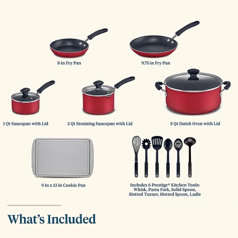 Farberware Cookstart DiamondMax Aluminum 15-pc. Cookware Set