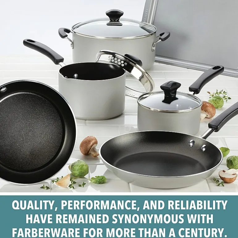 Farberware Cookstart DiamondMax Aluminum 15-pc. Cookware Set