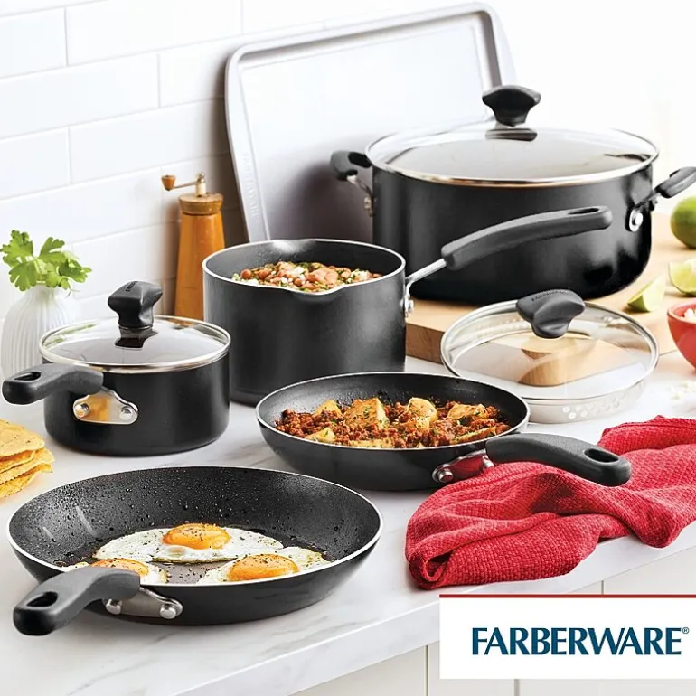 Farberware Cookstart DiamondMax Aluminum 15-pc. Cookware Set