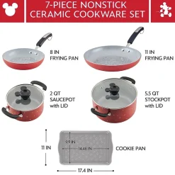 Farberware Disney Bon Voyage Ceramic 7-pc. Cookware Set