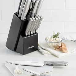 Farberware Stainless Steel 15-pc. Knife Block Set