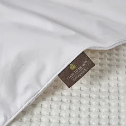 Farm To Home Organic Blended Cotton 600 Fill Power White Down Comforter
