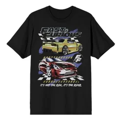 Fast & Furious Mens Crew Neck Short Sleeve Regular Fit Graphic T-Shirt