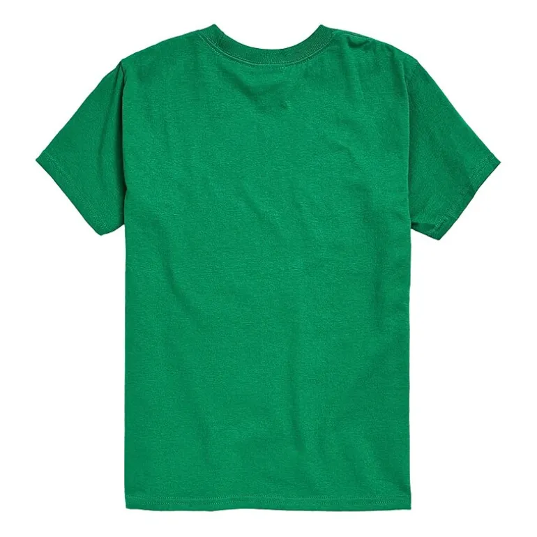 Favorite Color Christmas Lights Little & Big Kid Boys Crew Neck Short Sleeve Regular Fit Peanuts Snoopy Graphic T-Shirt