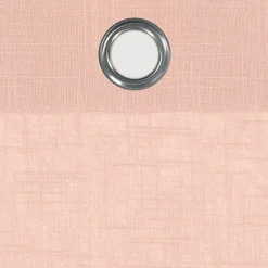Fieldcrest Arden Solid Cotton Grommet Top Sheer Single Curtain Panel