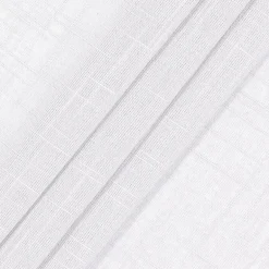 Fieldcrest Arden Solid Cotton Grommet Top Sheer Single Curtain Panel