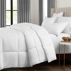 Fieldcrest 100% Cotton Down Alternative Medium Density Bed Pillow