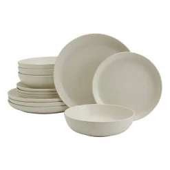 Fieldcrest Legacy Denim 12-pc. Stoneware Dinnerware Set
