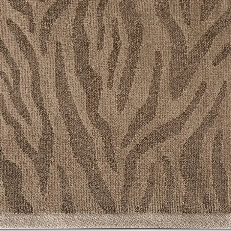 Fieldcrest Oversized Zebra Textured Bath Towel