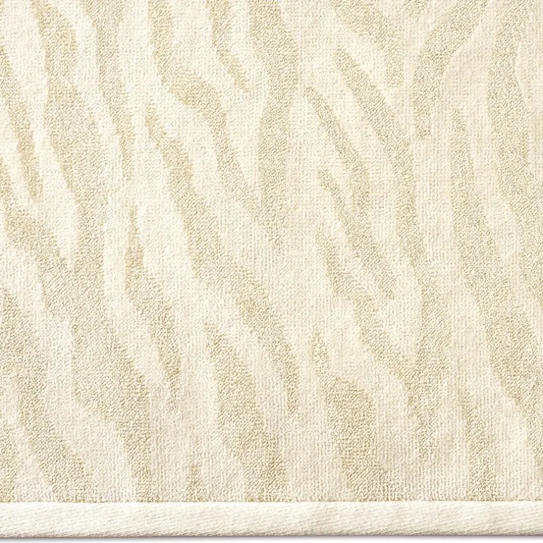Fieldcrest Oversized Zebra Textured Bath Towel