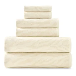 Fieldcrest Oversized Zebra Textured Bath Towel