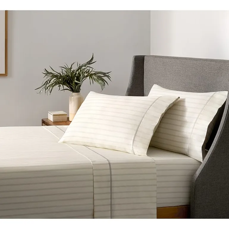 Fieldcrest 400tc Classic Chain Stripe Pillowcase
