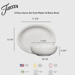 Fiesta Bistro 2-pc. Ceramic Serving Set