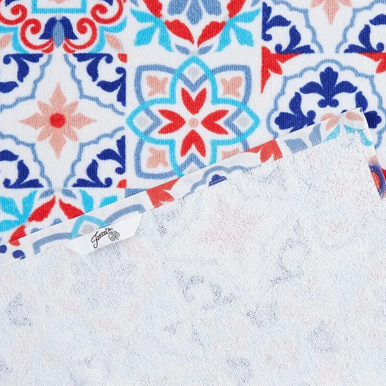 Fiesta Worn Tiles 2-pc. Kitchen Towel Set
