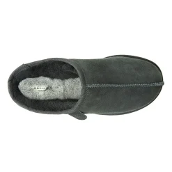Fireside by Dearfoam’s Men's Grafton Genuine Shearling Clog With Taping Slippers