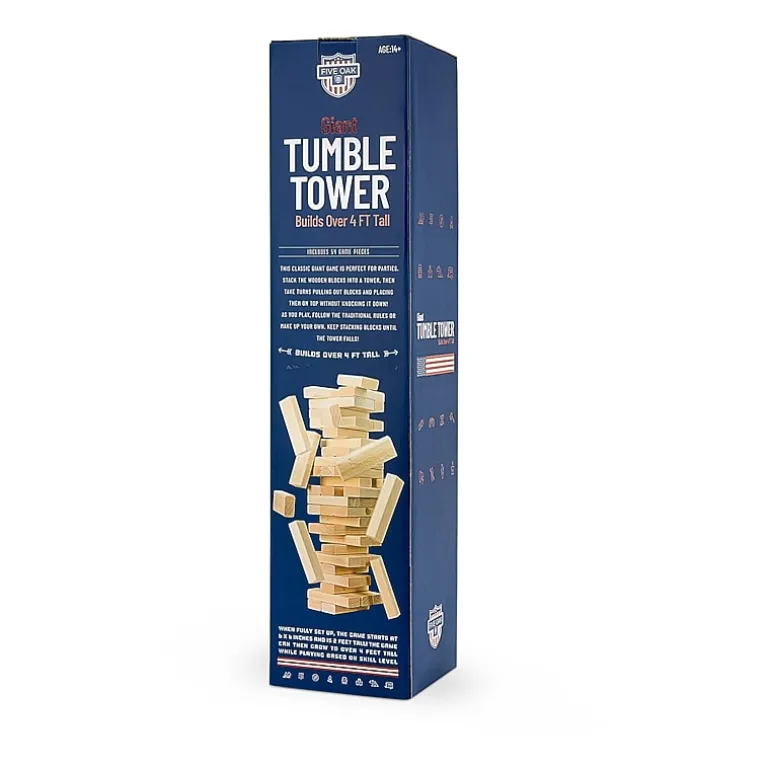 Five Oak Americana Usa Block Tumbling Tower Outdoor Play Set