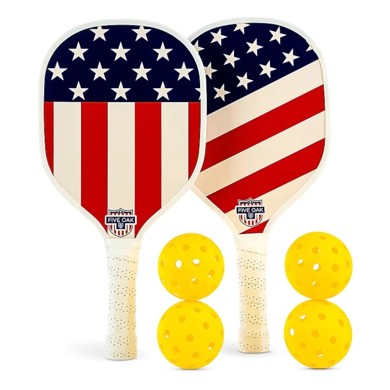 Five Oak Americana Usa Pickleball Set