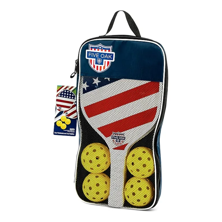 Five Oak Americana Usa Pickleball Set