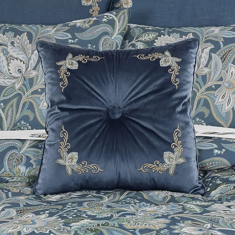 Five Queens Court Marietta Square Throw Pillow
