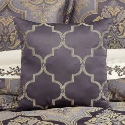 Five Queens Court Millbrook Square Throw Pillow