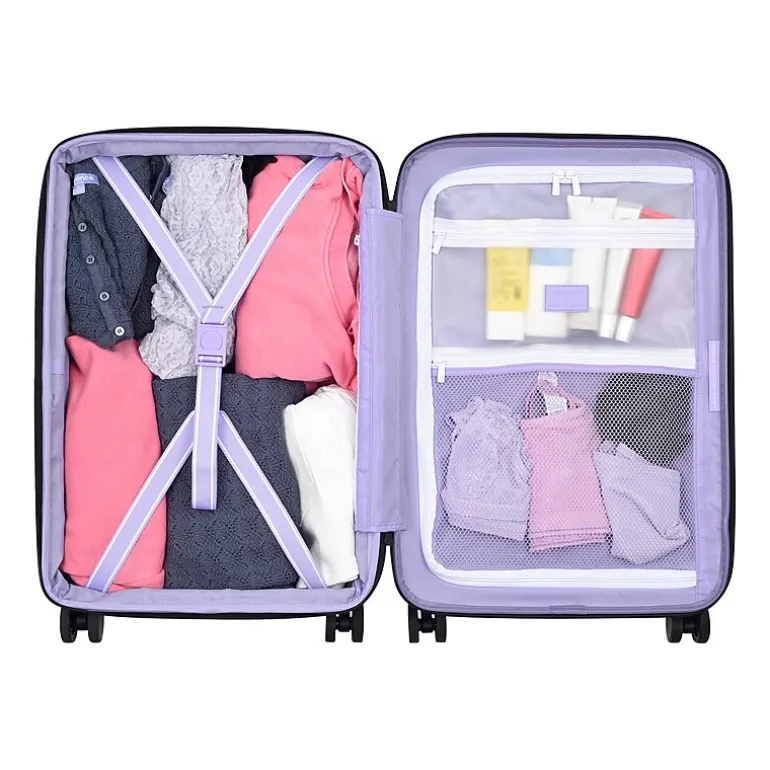Florence By Mills X Delsey Paris Spin Me Away 20 Inch Hardside Expandable Carry-On Spinner Luggage