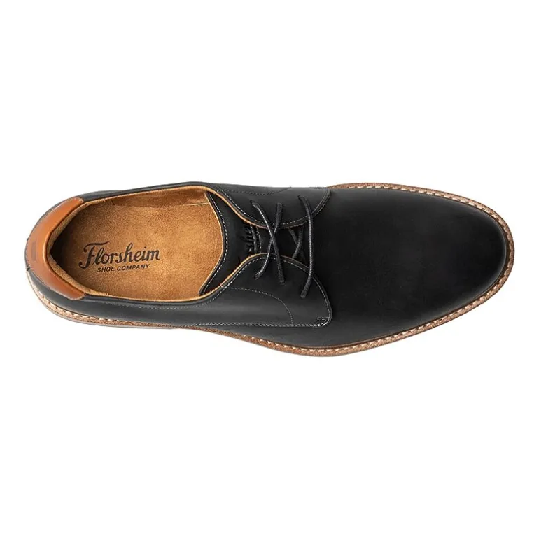 Florsheim Highpoint Plain Toe Mens Round Closed Toe Oxford Shoes