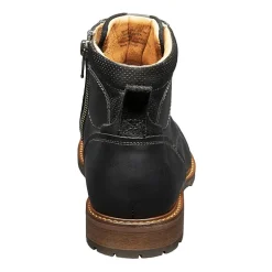 Florsheim Mens Chalet Cap Toe Stacked Heel Lace Up Boots
