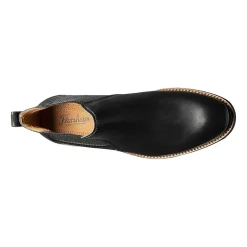 Florsheim Mens Chalet Plain Toe Gore Stacked Heel Chelsea Boots