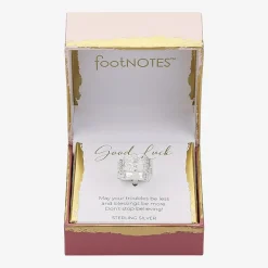 Footnotes Filigree Luck Elephant Womens 11M Sterling Silver Band