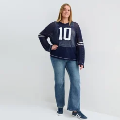 Forever 21 Juniors Plus Womens V Neck Long Sleeve Pullover Sweater