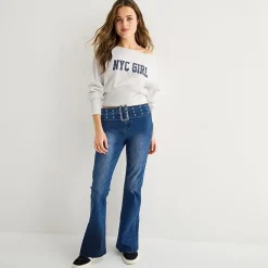 Forever 21 Juniors Womens Long Sleeve Pullover Sweater