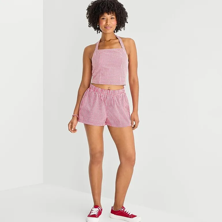 Forever 21 Womens High Rise Juniors Pull-On Short