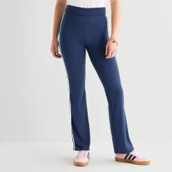 Forever 21 Womens Juniors Flare Mid Rise Pull-On Pant