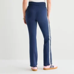 Forever 21 Womens Juniors Flare Mid Rise Pull-On Pant