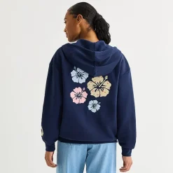 Forever 21 Womens Juniors Long Sleeve Zipper Hoodie