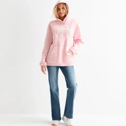 Forever 21 Womens Juniors Long Sleeve Fleece Hoodie