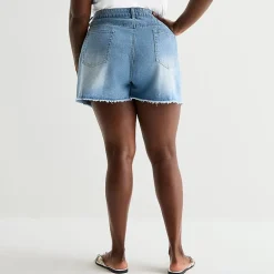 Forever 21 Womens 3" Juniors Plus Denim Short