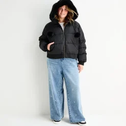 Forever 21 Womens Juniors Plus Heavyweight Puffer Jacket