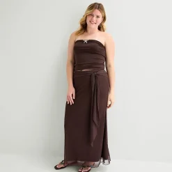 Forever 21 Womens Juniors Plus Tube Top