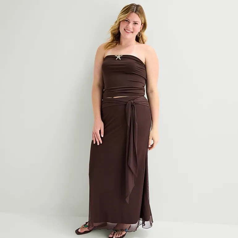 Forever 21 Womens Juniors Plus Tube Top
