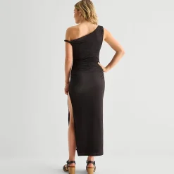 Forever 21 Womens Juniors Sleeveless Off the Shoulder Bodycon Dress