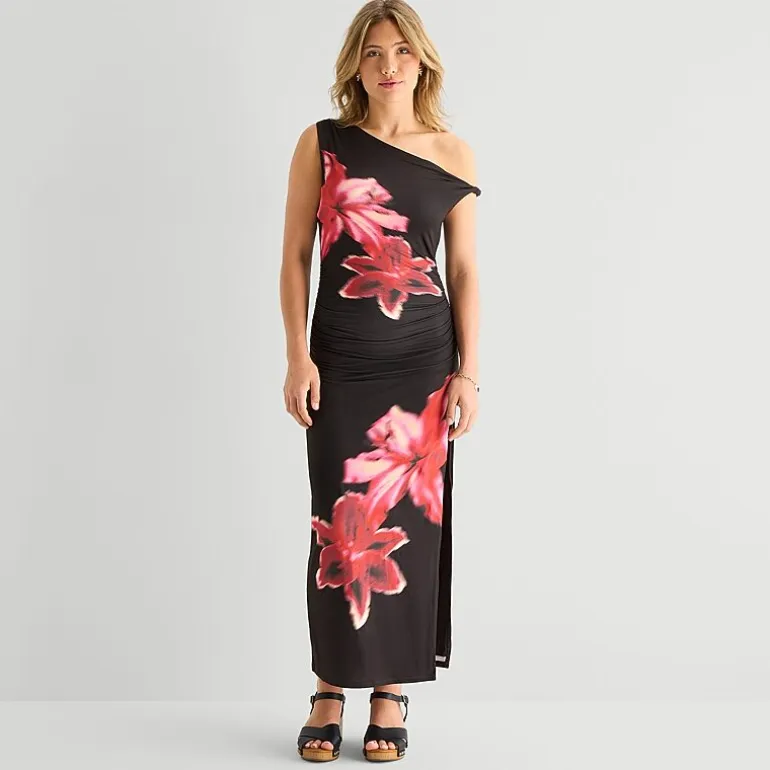 Forever 21 Womens Juniors Sleeveless Off the Shoulder Bodycon Dress