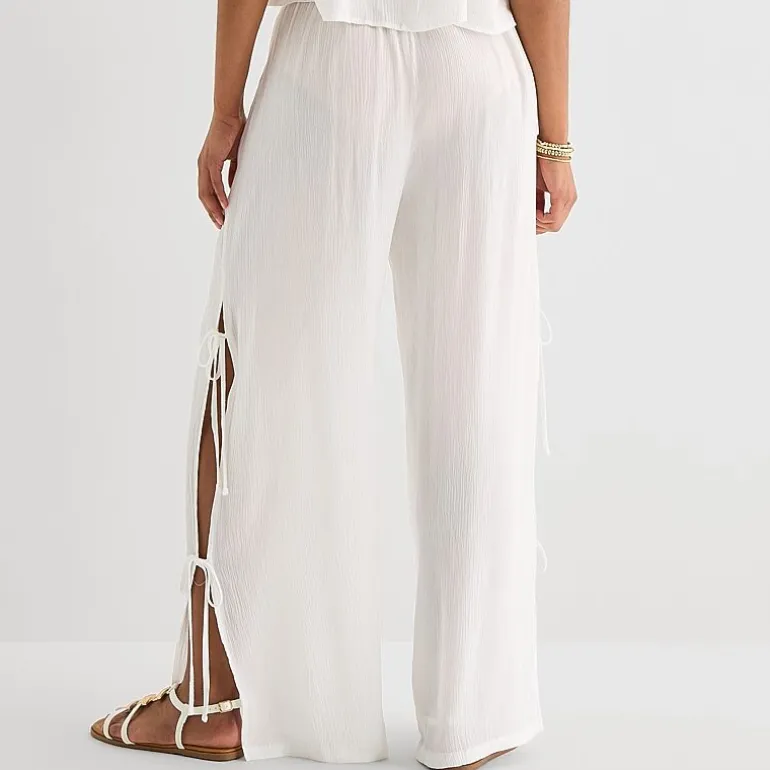 Forever 21 Womens Juniors Straight Mid Rise Pull-On Pant